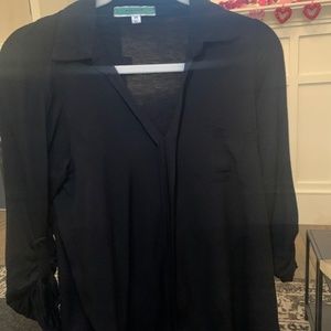 PLEIONE 3/4 V-neck Blouse